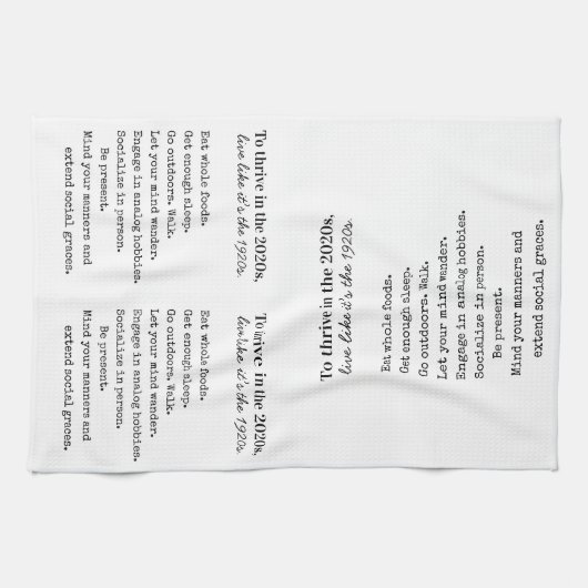 Linge De Cuisine Ferme 1920 vivre simplement (Horizontal)