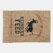Linge De Cuisine Ferme alimentaire de Noël 🦌 Reindeer (Horizontal)