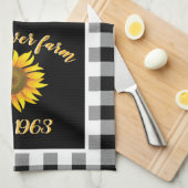 Linge De Cuisine Ferme de tournesols (Quart Plié)