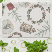 Linge De Cuisine Ferme d'hiver (Plié)