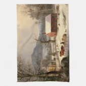 Linge De Cuisine Ferme d'hiver vintage (Vertical)