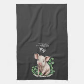 Linge De Cuisine Ferme | Juste une fille qui aime ses cochons (Vertical)