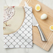 Linge De Cuisine Ferme minable rustique de poulet de nouveauté (Quart Plié)