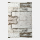 Linge De Cuisine ferme rustique grange beige gris blanc bois (Vertical)