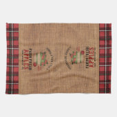 Linge De Cuisine Ferme vintage 🍎 Pommes (Horizontal)