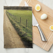 Linge De Cuisine Fermes | Français Camptryside Dirt Road (Quart Plié)