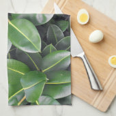 Linge De Cuisine Fermeture de l'arbre en caoutchouc (Quart Plié)