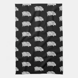Linge De Cuisine fermier charcuterie de porc charcuterie art petit