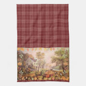 Linge De Cuisine Fermiers Thanksgiving Accueil Récolte Plaid (Vertical)