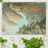 Linge De Cuisine Ferns Palm Tree Antiquité Botanique Ferns Art (Plié)