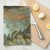 Linge De Cuisine Ferns Palm Tree Antiquité Botanique Ferns Art (Quart Plié)
