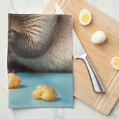 Linge De Cuisine Ferret Cute Manger Fromage Poufs (Quart Plié)