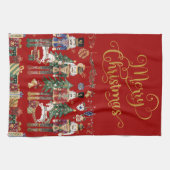 Linge De Cuisine Festin classique Casse-Noisettes Soldats Noël (Horizontal)