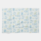 Linge De Cuisine Festin de fruits de mer (Horizontal)
