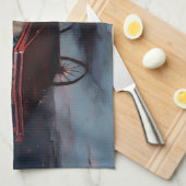 Linge De Cuisine Festin de Noël de Bulldog en France (Quart Plié)