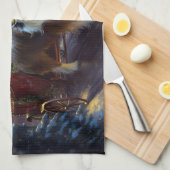 Linge De Cuisine Festin de Noël de Papillon (Quart Plié)