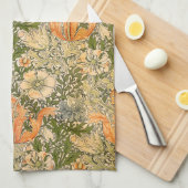 Linge De Cuisine Festival de fleurs de William Morris Spring Compto (Quart Plié)