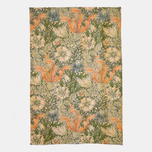 Linge De Cuisine Festival de fleurs de William Morris Spring Compto (Vertical)