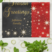 Linge De Cuisine Festivals de Noël (Plié)