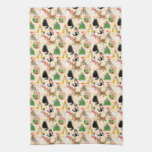 Linge De Cuisine Festive Chats Motif de Noël (Vertical)