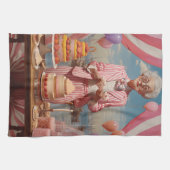 Linge De Cuisine Fête d'anniversaire de la Dame rose (Horizontal)