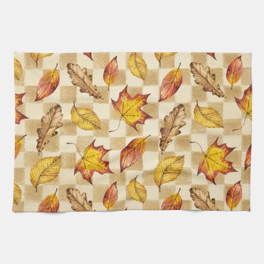 Linge De Cuisine Fête d'automne (Horizontal)