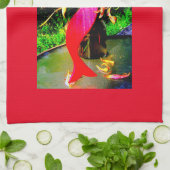 Linge De Cuisine Fête de beauté de sirène rouge Thunder_Cove (Plié)