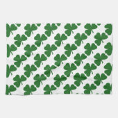 Linge De Cuisine Fête de la St Patrick Shamrock verte (Horizontal)