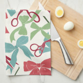 Linge De Cuisine Fête de l'art populaire Prêts et ciseaux Noël (Quart Plié)