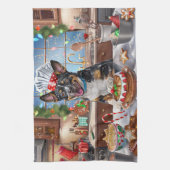 Linge De Cuisine Fête de Noël australienne des fêtes de bétail (Vertical)