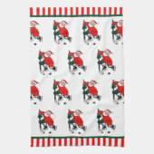 Linge De Cuisine Fête de Noël de Hockey (Vertical)