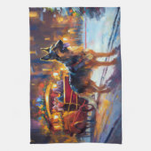 Linge De Cuisine Fête de Noël des bergers allemands (Vertical)