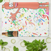 Linge De Cuisine fête de saucisse (Plié)