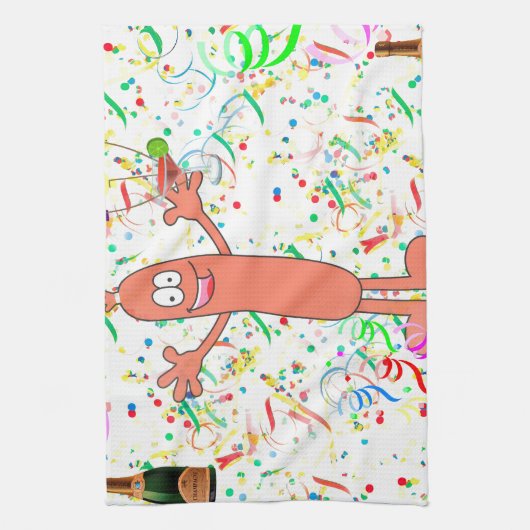 Linge De Cuisine fête de saucisse (Vertical)