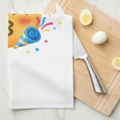Linge De Cuisine Fête d'émoticônes drôles (Quart Plié)