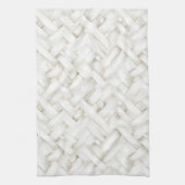 Linge De Cuisine Fête des mariées tissée en panier blanc (Vertical)