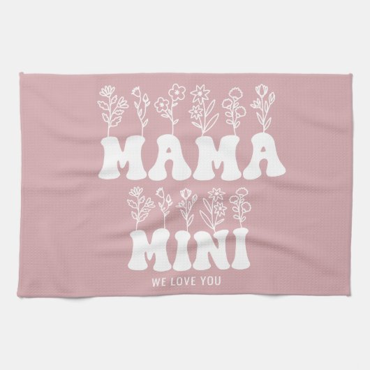 Linge De Cuisine Fête des mères personnalisées (Horizontal)