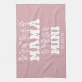 Linge De Cuisine Fête des mères personnalisées (Vertical)