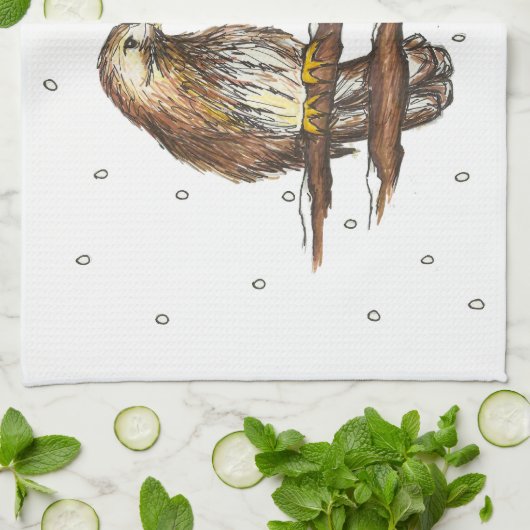 Linge De Cuisine Fête des oiseaux à queue rouge Noël hiver (Plié)