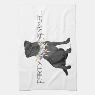 Linge De Cuisine Fête des Retrievers Labrador Noirs