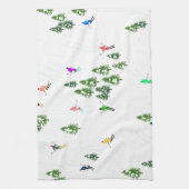 Linge De Cuisine Fête d'Illustration de ski alpin Freeride (Vertical)