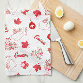 Linge De Cuisine Fête du Canada (Quart Plié)