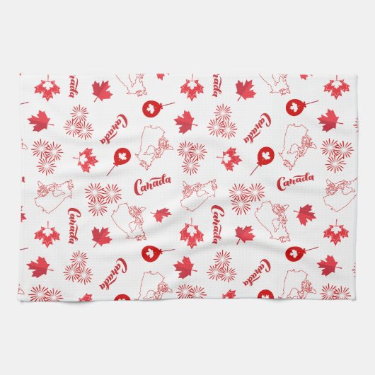 Linge De Cuisine Fête du Canada (Horizontal)