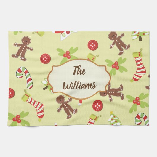 Linge De Cuisine Fête du pain d'épices (Horizontal)