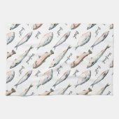 Linge De Cuisine Fête du poisson de fruits de mer frais (Horizontal)