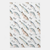 Linge De Cuisine Fête du poisson de fruits de mer frais (Vertical)