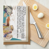 Linge De Cuisine Fête du thé de Mad Hatter (Quart Plié)