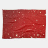 Linge De Cuisine Fête rouge (Horizontal)