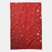 Linge De Cuisine Fête rouge (Vertical)