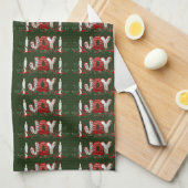 Linge De Cuisine Fêtes de Noël Joie (Quart Plié)